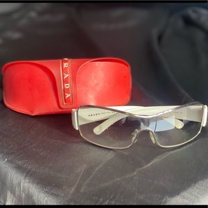 Prada Men’s Designer Shield Sunglasses